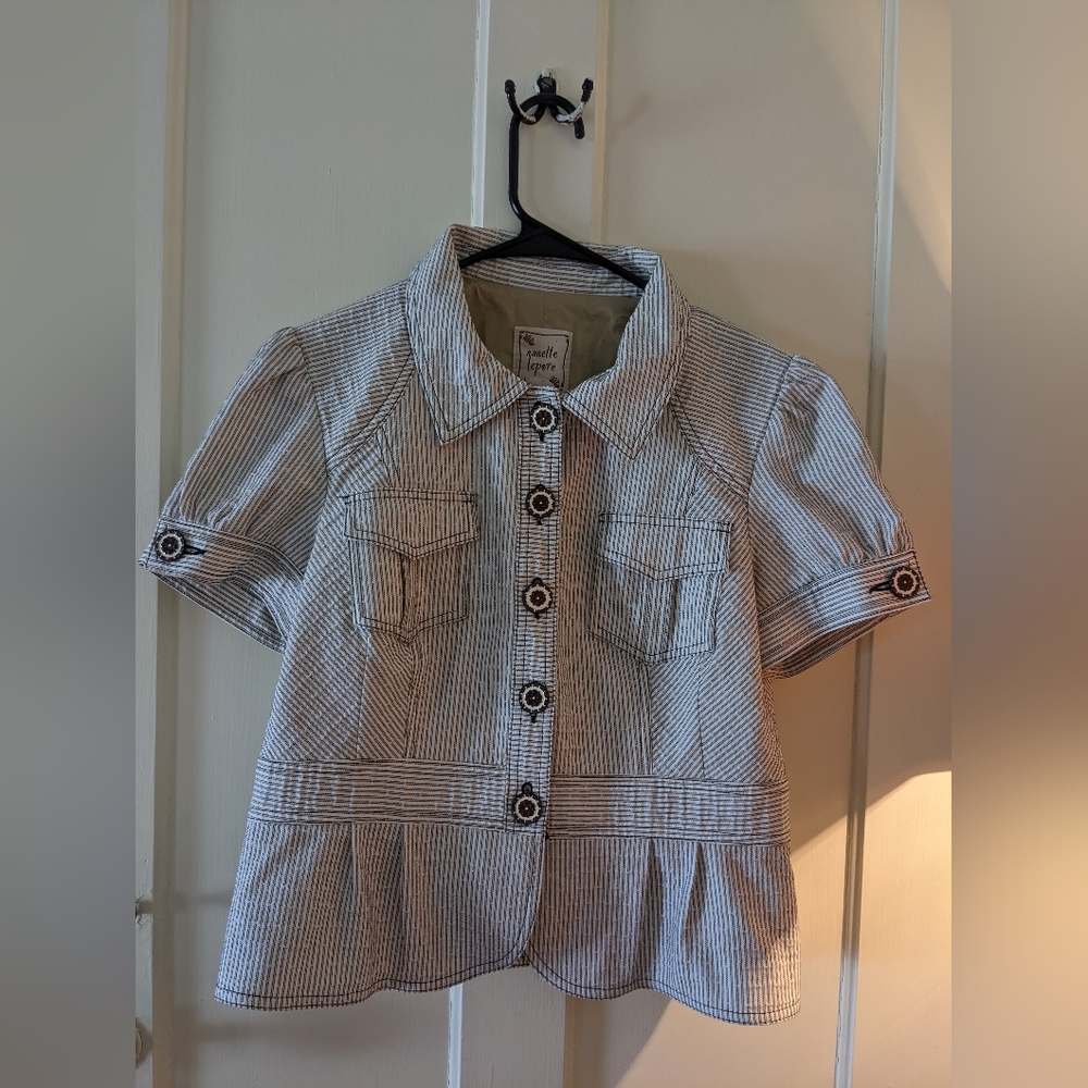Nanette Lepore Peplum Top